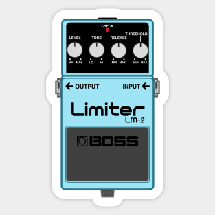 Boss LM-2 Limiter Guitar Effect Pedal Sticker